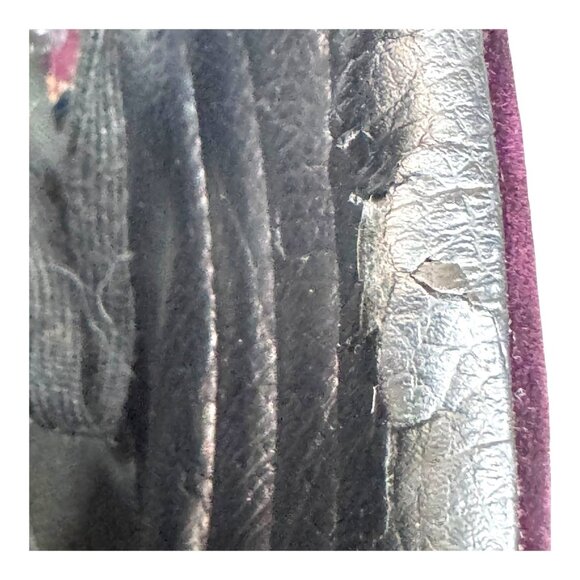 Vans Mens Purple Velvet High-Top Sneakers Skater Skateboard Y2K Sz 13 Black READ - Picture 14 of 16